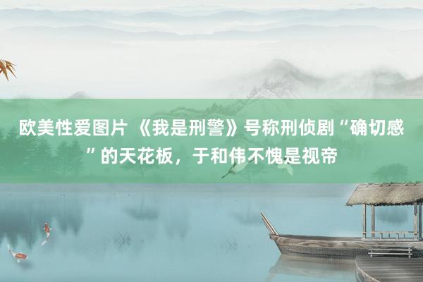 欧美性爱图片 《我是刑警》号称刑侦剧“确切感”的天花板，于和伟不愧是视帝