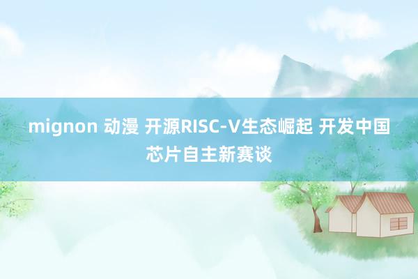 mignon 动漫 开源RISC-V生态崛起 开发中国芯片自主新赛谈