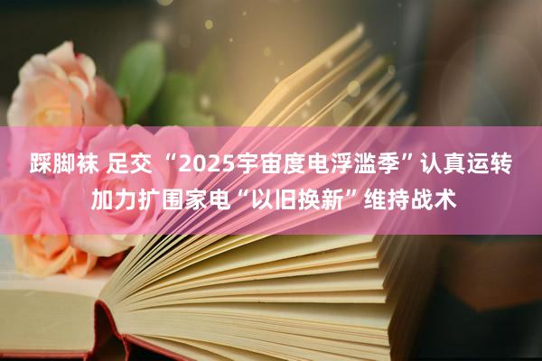 踩脚袜 足交 “2025宇宙度电浮滥季”认真运转 加力扩围家电“以旧换新”维持战术
