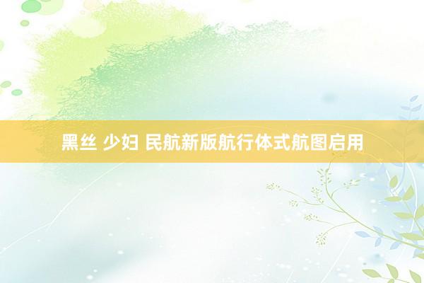 黑丝 少妇 民航新版航行体式航图启用