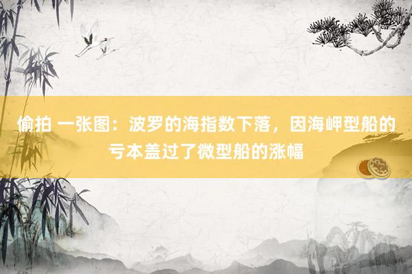 偷拍 一张图：波罗的海指数下落，因海岬型船的亏本盖过了微型船的涨幅