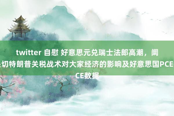 twitter 自慰 好意思元兑瑞士法郎高潮，阛阓关切特朗普关税战术对大家经济的影响及好意思国PCE数据
